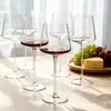 Copa de Vino Tinto Yujing para Uso Doméstico, Copa de Vino Cuadrada de Borgoña Pura Hecha a Mano, Copa de Cristal, Diseño Creativo y Único