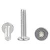 Tornillos de Acero Inoxidable 304 de Cabeza Plana Grande con Socket Hexagonal M2-M12 Pernos de Cabeza Plana con Socket Hexagonal Tornillos de Cabeza Plana cm
