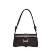Bolso bandolera de un solo hombro de moda, bolso de mano casual popular con bloques de color, nuevo estilo 2026, bolso a la moda y simple de estilo francés