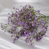 Ramo de flores artificiales de Gypsophila para boda, de goma suave, con tres puntas, de plástico, venta al por mayor