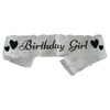 En Stock Banda de Cumpleaños Banda para la Cumpleañera Banda Ceremonial Cinta de Cumpleaños Color Champaña