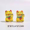 Cerámica Dibujos Animados Panda Gato de la Suerte Lindo Cerámica Japonesa DIY Hecho a Mano Colorido Agujero Horizontal Cabeza de Gato Accesorios Creativos