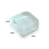 Venda quente transfronteiriça não perfurado plano transparente fundo adesivo porta batente porta toque silicone silencioso sucção porta batente anti-colisão