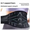Cinturón Lumbar de Alta Resistencia con 7 Soportes Personalizado - 6 Placas Rígidas y 1 Barra Ancha para Powerlifting
