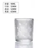 Copo de Vidro Gravado para Vela no Atacado, Copo Vazio, Pequeno Suporte de Vela, Decoração com Atmosfera Vintage para Uso Doméstico, Cera para Aromaterapia
