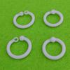 Hebilla de anillo abierto de plástico Anillo de PP hebilla anillo para tarjetas de libro de colores anillo conector desmontable hebilla versión colgante