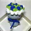 Buquês de Flores de Lã Tricotadas à Mão Acabados Dia do Professor Dia das Mães Dia dos Namorados Presentes de Ano Novo Chaveiros Atacado
