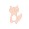 Mordedor de Haya para Bebé Personalizado Mordedor de Madera con Forma de Animal Mordedor DIY Accesorios para Cadena de Chupón Transfronterizo Venta Directa de Fábrica