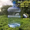Cubo dispensador de agua, cubo de agua mineral, cubo vacío, cubo doméstico con tapa, cubo de agua pura, cubo grande engrosado, cubo de agua potable para coche, material PC