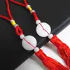 Hebilla de seguridad de jade blanco para coche, colgante para coche, accesorios para colgar dentro y fuera del coche, suministros de seguridad para coches al por mayor
