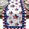 Camino de Mesa de Venta Caliente para el Día de la Independencia, Mantel Decorativo del 250 Aniversario Americano, Decoración del Hogar, Mesa de Café de Sala de Estar, Mantel para Mesa de Cocina