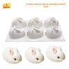 Celebridade da Internet Molde de Beliscar Coelho Silicone Chocolate Gelatina Doméstico Molde de Pudim DIY Molde Estéreo 3D