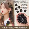 Pequeño pasador de pinza para el pelo, pinza lateral, pinza para flequillo de princesa, pasador negro moderno, accesorio para el cabello que no daña el cabello