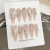 Colección Serie Primavera y Verano Rikaman Arte de Uñas Día de Primavera Flor Atmósfera Fresca de Verano Usar Uñas Postizas Venta al por Mayor