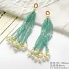 Cadena de cuentas con borlas de estilo nacional, hecha a mano, brocado Song, colgante multicolor, DIY, pin para solapa, adorno colgante, accesorio para bolso