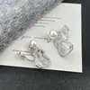 Nuevos Pendientes de Calabaza con Hoja de Bambú Estilo Chino con Diseño Nacional, Pendientes de Perla Stud, Pinzas para Orejas de Disco de Bobina de Mosquito, Pendientes Suaves y Elegantes