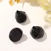 Atmósfera de Otoño e Invierno Cuero Maillard Pequeño Capullo de Rosa Pinza para el Cabello Lateral DIY Retro Adornos para el Cabello Zapatos y Sombreros Accesorios