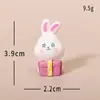 Enfeites de Micro Paisagem Coelho Fofo Criativo Decoração de Artesanato DIY de Resina para Desktop Pequenos Enfeites Acessórios Atacado
