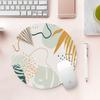 Mouse Pad Redondo de Mármore para Meninas de Escritório, Estilo Ins, Fresco e Simples, Mouse Pad Espessado, Direto do Fabricante