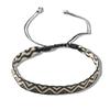 Nueva pulsera étnica de cuerda tejida a mano pura joyería pulsera de moda cinta estilo bohemio unisex