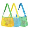 Nueva bolsa de juguetes para niños, bolsa de almacenamiento de conchas, bolsa de playa de viaje, bolsa de playa con perspectiva hueca, bolso de hombro