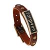 Perdonado perdonar Europa y Estados Unidos popular retro joyería de piel de vaca al por mayor pulsera de cuero joyería para hombre