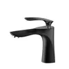 Grifo de Lavabo Metálico de Comercio Exterior Transfronterizo, Grifo de Agujero Único para Agua Caliente y Fría en Baño, Grifo para Encimera de Tocador de Baño
