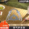 Estufa de exterior, estante de estufa de acero inoxidable desmontable y ensamblable, soporte para mini estufa de gas, set para hacer té de camping y estante para ollas de alta resistencia