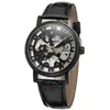 Winner Moda Masculina Casual Clásico Moderno Hueco Mecánico Manual Reloj al por Mayor Provincia de Guangdong