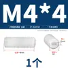 Tornillos Super para Máquina Dorados, Tornillos Plásticos Sin Cabeza, Tornillos de Fijación de Cabeza Plana, Tornillos de Fijación de Nylon, Tuercas, Arandelas M3M4