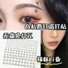 Tachuelas Falsas para Cejas, Tachuelas para Labios Sin Perforación, Tachuelas para Nariz, Perlas Plateadas para Labios, Joyería Facial Sin Perforación, Pedrería Facial, Pegatinas de Diamantes para Festivales de Música