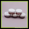 10g Botella Marrón Crema Cosmética Botella Boca Ancha Yeso 10g Botella Marrón Crema Botella de Labial Belleza Cosmético Caja Redonda