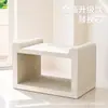 Rascador y sofá cama para gatos de cartón corrugado blanco personalizado, de doble capa, apto para todas las estaciones, duradero y que no se cae