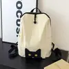 Verde lima vibrante, mochila suave y linda de gato negro, perfecta para niñas y estudiantes, con un estilo dulce y genial, adecuada para ir al trabajo, uso casual y versátil para diversas ocasiones