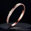 Pulsera de Acero Inoxidable Moda Doble Fila Diamante Simple para Hombre Hip-Hop Moderna Pulsera de Acero de Titanio Pulsera de Gama Alta Venta al por Mayor