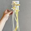 Paquete de 2 ~ Pasador de lazo de estilo ballet francés para el cabello de verano para mujer, clip para flequillo lateral dulce, lazo para el cabello