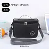Bolsa térmica para lonchera, bolsa para lonchera de papel de aluminio engrosado, gran capacidad, adecuada para trabajadores de oficina y estudiantes para llevar el almuerzo.