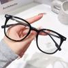 Lentes TR90 para Té Frío Miopía para Mujer Disponibles Lentes de Preferencia Luz Anti-Azul Montura Lisa Grande para Ojo