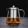 Tazas de Vidrio con Mango de Madera y Colador de Té Integrado Puntos Clave de la Vajilla de Té Taza de Té Mar de Té Tetera Mango Lateral Engrosado Resistente al Calor Envío Gratis