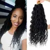 Fibra Química Cabelo Ondulado Torcido Crochet Braids Duas Tiras Fornecimento Direto da Fábrica