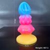 Jiuai Dildo Artificial, Plug Anal com Formato Especial, Dispositivo de Masturbação Masculina e Feminina, Plug Anal, Brinquedo Sexual Adulto