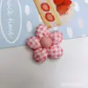 Mosaico Enrejado Lazo Relleno de Algodón Hecho a Mano Accesorios para Joyería DIY Sombrero Ropa Pantuflas Accesorios de Flores