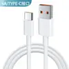 Cable de Datos de Carga Súper Rápida de 6A es Adecuado para Huawei Android Xiaomi Tipo-C Carga Rápida, Cable de Carga para Teléfono Móvil Personalizado Listo para Usar