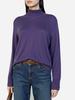 Suéter de Punto de Lana Hengjia Hj2025 Otoño/Invierno Primera Línea Listo para Usar Sin Costuras Cuello Alto para Mujer, Casual y Suave
