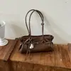 Bolso de Axila para Viaje de Otoño para Mujer 2026 Nuevo de Moda Retro Maillard Nicho Exquisito Bolso de Hombro