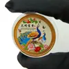 Cinco Bendiciones, Grandes Planes, Buena Suerte, Flores Floreciendo, Medallas Conmemorativas de Riqueza, Monedas Coloridas Propicias y Deseosas, Regalos de Evento