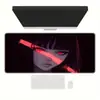 Mouse Pad de Jogo de E-Sports Bidimensional de Personagem de Anime Grande de Alta Qualidade Espessado e Resistente a Manchas Teclado de Computador Pad de Mesa