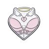 Broche de traje de niña, insignia de metal, alfiler para cuello, ramillete rosa, regalo exquisito