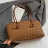 Bolsa Grande para o Dia a Dia Estilo Retrô 2026 Nova Moda Estampa de Leopardo Bolsa de Ombro Feminina Bolsa de Mão Tote de Alta Qualidade