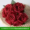 Flores Artificiales Rojo Borgoña Materiales de Flores Rosas Artificiales Flores Falsas Boda Salón de Bodas Decoración del Hogar Flores Artificiales al por Mayor